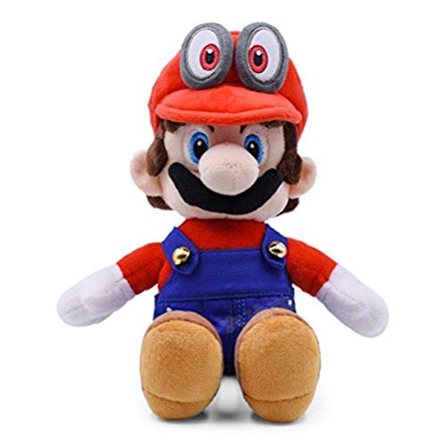 NC56 Peluches Peluches Peluches Mario Odyssey Vestido de Novia Bowser Koopa Peach Luigi Dragon Dark Peluches Muñeca Suave 30 Cm