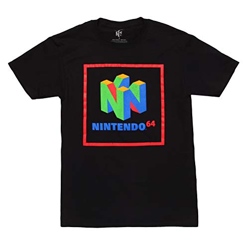 Nintendo 64 Element - Camiseta para Adulto - Negro - XX-Large