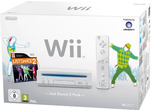 Nintendo Wii - Consola + Just Dance 2, blanca [Importación alemana]