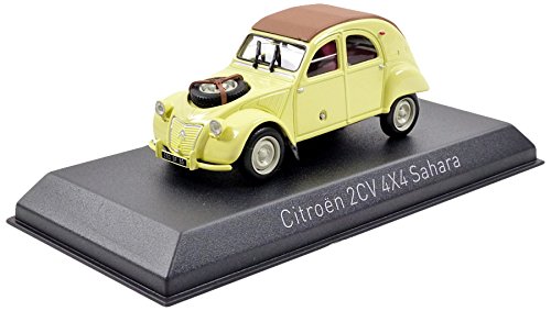 Norev 150011 Citroën 2 CV Sahara – 1961 (Escala 1/43 – 4 x 4 – Amarillo Panama