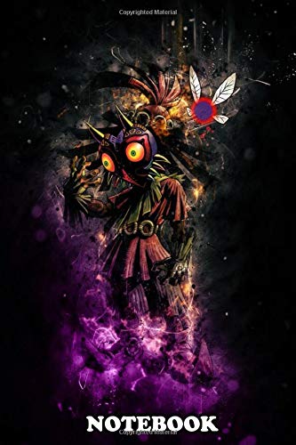 Notebook: Majoras Mask Skull Kid , Journal for Writing, College Ruled Size 6" x 9", 110 Pages