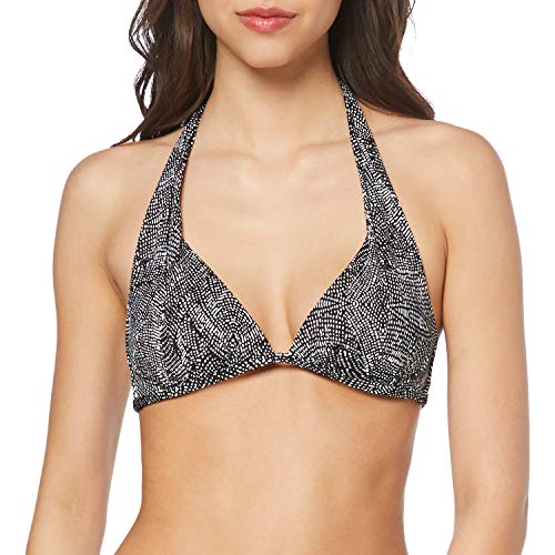 O'NEILL PW Sao Mix - Top de Bikini para Mujer, Mujer, Top de Bikini, 9A8508, Color Blanco y Negro, 42C