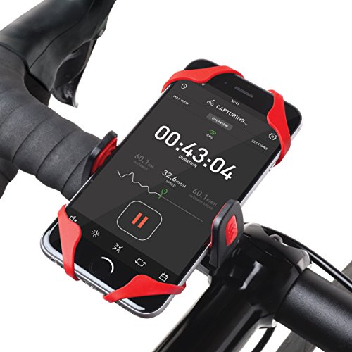 Osomount OS1400 - Soporte de bicicleta para Smartphone, rojo y negro