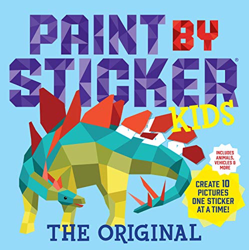 Paint by Sticker Kids, The Original: Create 10 Pictures One Sticker at a Time! (Kids Activity Book, Sticker Art, No Mess Activity, Keep Kids Busy) (Colouring Books)
