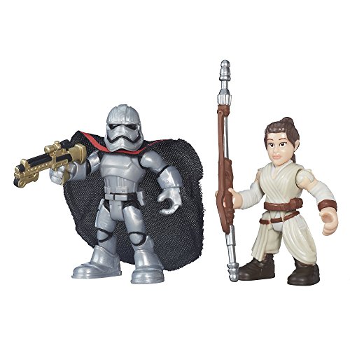 Playskool Heroes Galactic Heroes Star Wars Resistance Rey (Jakku) & Captain Phasma