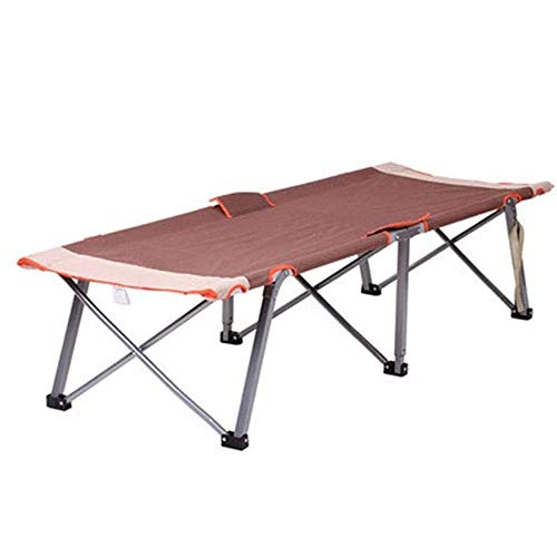 Portátil cama plegable que acampa, la resistencia al acero Tubos de soporte, capa transpirable de alta resistencia 600D Oxford doble tela for actividades al aire libre, camping, barbacoa, Playa