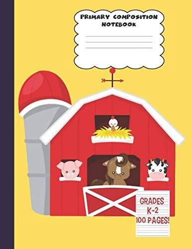 Primary Composition Book: Grades K-2 Handwriting Practice