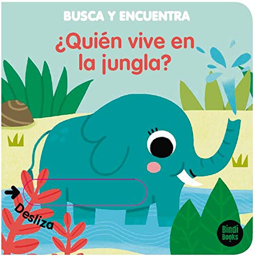 ¿Quien vivie en la selva?: Libros con solapes dobles que reproducen el juego del "cucú-tras". (+0 anys)