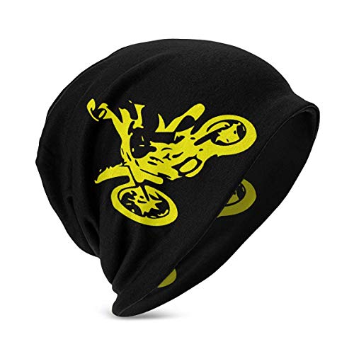 Quintion Robeson Baby Boys Girls Brraaap Dirt Bike Beanie Cap Sombreros de Punto Ideal para 3-15 años