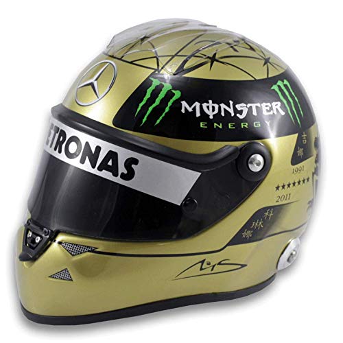 Réplica 1:2 Casco Michael Schumacher 'Mercedes 2011' 20th F1