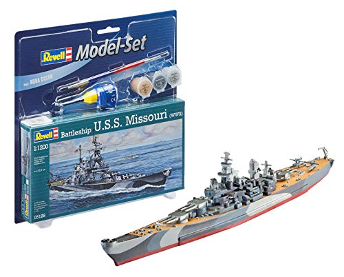 Revell 65128 Modelo de Barco U.S.S. Missouri 1: 1200