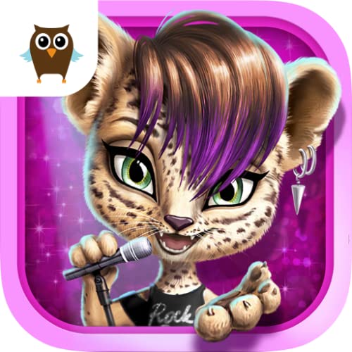 Rock Star Animal Hair Salon - Wild Pets Music Band Concert Makeover