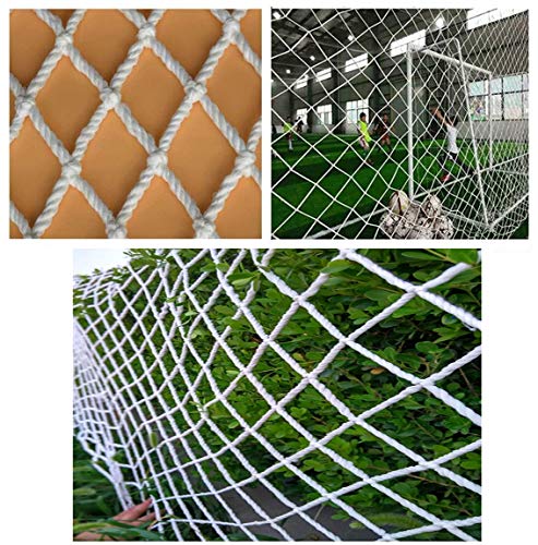 Safe net-ND 6mm Red De Seguridad Cuerda Gruesa Blanca, Red De Seguridad For Los Niños Plantar Un Jardín Pasamanos For Subir Las Redes De Seguridad, La Prevención De Varios Tamaños