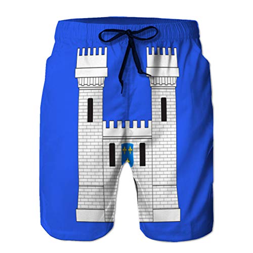 Shorts de baño de Tabla de Surf de Playa de Verano de Secado rápido para Hombre Bandera de Carcassonne en AUDE en occitania es un