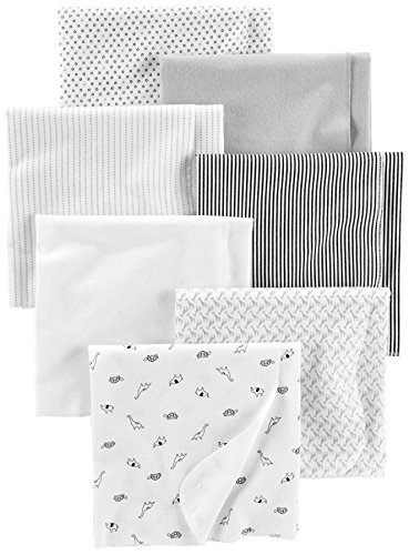 Simple Joys by Carter's Bebé-Niños Not Applicable, Gris (Gray/White/Black), (Talla del fabricante: Talla única)