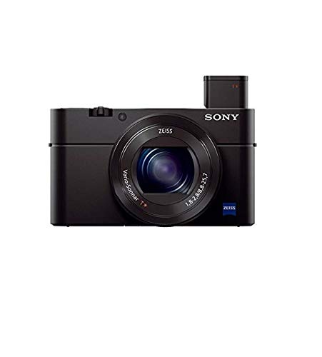 Sony RX100M3 - Cámara Compacta Premium Avanzada (Sensor tipo 1.0, Objetivo Zeiss 24-70 mm F1.8-2.8 y Pantalla abatible para Vlogging)