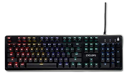 Spartan Gear Cyclops - Wired Mechanical Gaming Keyboard (Windows 7)