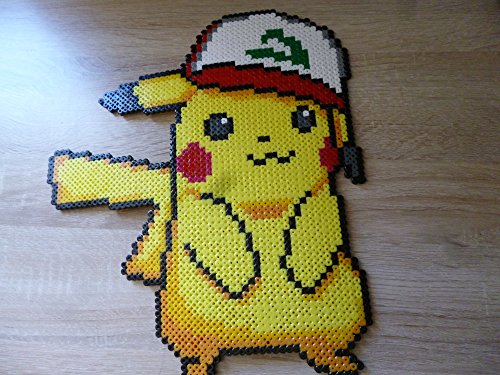 Sprite Pokémon - Pikachu • Hama Beads • Pixel Art