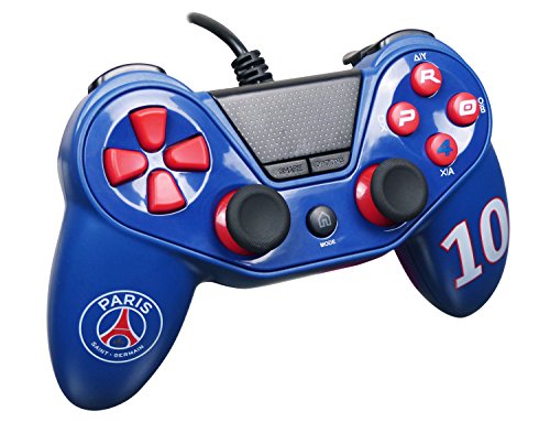 Subsonic Mando para Playstation 4 – Playstation 3 – PC Pro4 Wired Controlador Compatible PS4 Slim – PS4 Pro – PC con Cable Paris Saint Germain