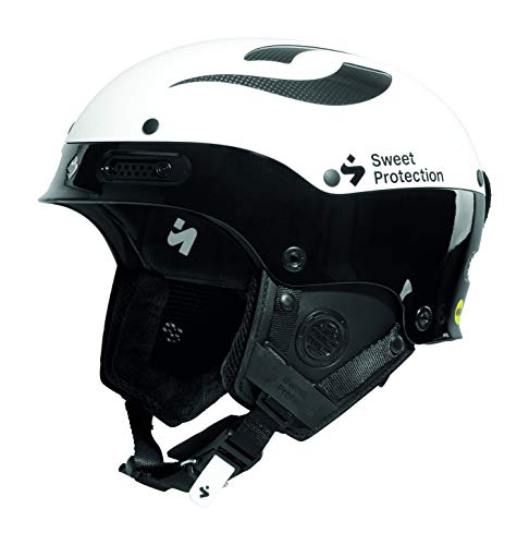 Sweet Protection Unisex - Casco de esquí y Snowboard para Adultos Trooper II SL MIPS, Blanco/Negro Brillante, SM