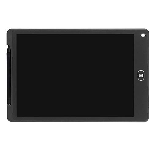 Tableros de dibujo para niños Tablero de escritura Tablero para niños pequeños Doodle Tablero de dibujo de escritura digital electrónico Tableros de escritura de 12 pulgadas(black)