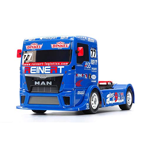 Tamiya 58642" 1:14 RC Team Reinert Rac. Man TGS TT-01E - Coche teledirigido (Escala 1:14)