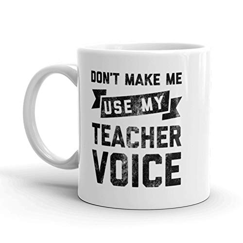 Taza Mug No me hagas usar la voz de mi maestro Tazas 330Ml