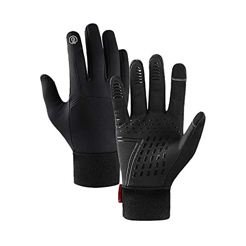 theshyer Accesorios de invierno guantes para correr guantes de bicicleta deportes de invierno al aire libre hombres y mujeres pantalla táctil