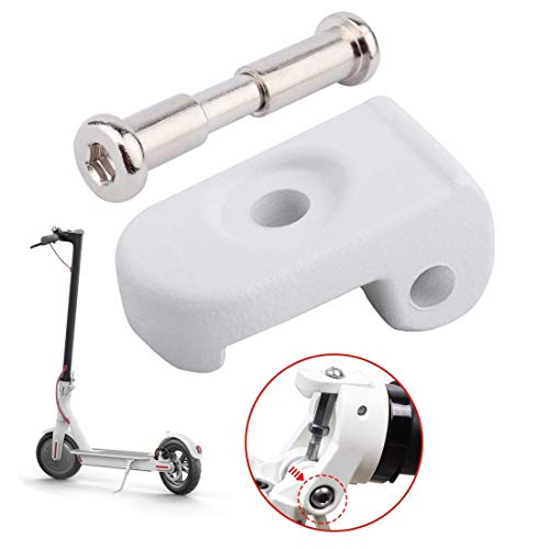 Tinke Gancho Plegable Cerradura Hebilla Eje Tornillo de Bloqueo Gancho Delantero Plegable Falta para Xiaomi Mijia M365 Scooter eléctrico - Blanco