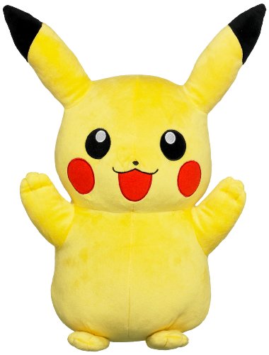 TOMY 71799 - Peluche Grande de Pikachu, Color Amarillo