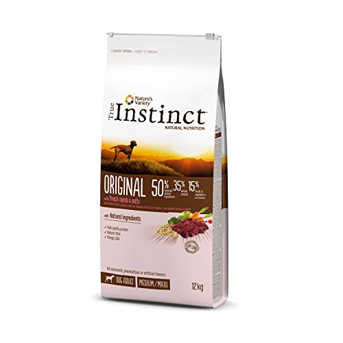 True Instinct Original - Nature's Variety - Pienso para Perros Medium Adult con Cordero - 12kg