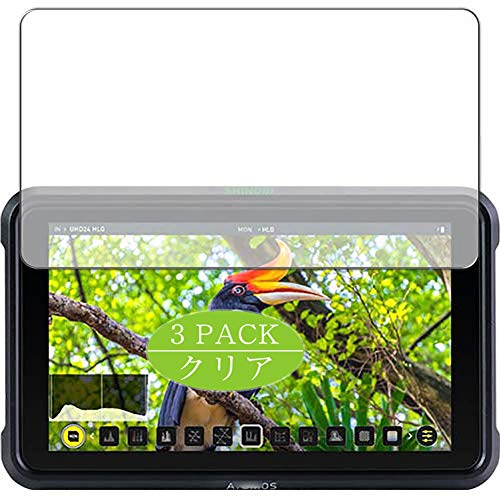 Vaxson - Protector de pantalla compatible con ATOMOS SHINOBI ATOMSHBH01 (3 unidades, no vidrio templado)