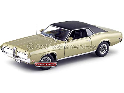 Welly 1970 Mercury Cougar XR7 Dorado-Negro 1:18 12521