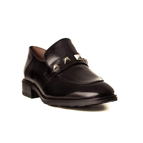 WONDERS Mocasin TACHAS Mujer Negro 36