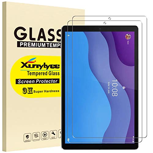XunyLyee [2 Piezas] Compatible Con Lenovo Tab M10 HD (2nd Gen) Protector de Pantalla, 2.5D Vidrio Templado Glass Film Protector de Pantalla para Lenovo Tab M10 HD (2nd Gen) 10.1" TB-X306F /TB-X306X