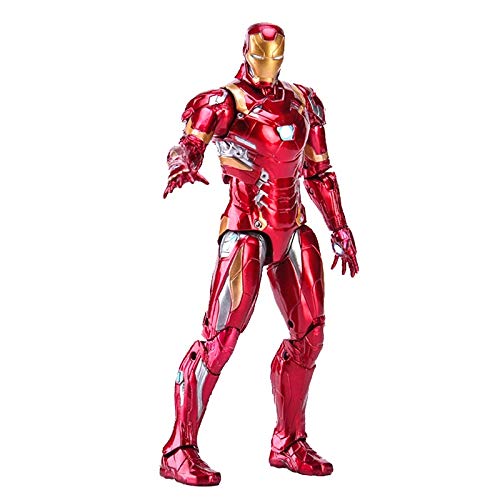 YALIXING Avengers Iron Man Man Captain America Spiderman Modelo Hulk Hulk Juguete Figura de lron Spiderman