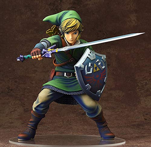 YangQian Figura de Zelda Zelda Legend Anime Zelda Breath The Wild Master Sword Figura Skyward Link Figura de acción Juguetes de Modelos coleccionables Navidad