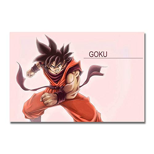 yaoxingfu Puzzle 1000 Piezas Arte Goku Anime Animación Puzzle 1000 Piezas Adultos Educativo Divertido Juego Familiar para niños adultos50x75cm(20x30inch)