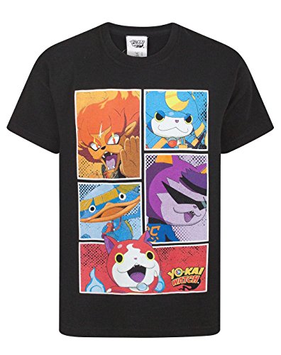 Yo-Kai Watch Character Panels Boy's T-Shirt (9-10 Years)