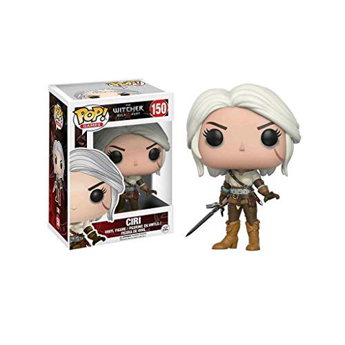 YYBB Juegos Pop: La Figura de acción de Witcher-Ciri Exclusivo Figura Coleccionable, Multicolor Figurines