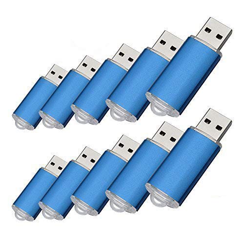 10pcs 1 G USB flash drive usb 2.0 Memory Stick Pen Drive de disco de memoria (1.0 GB)