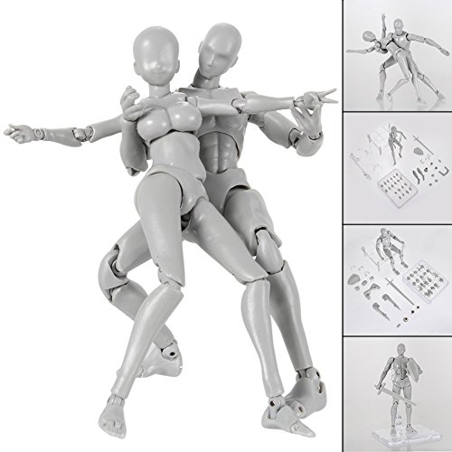 Action Man Figura 2.0 Modelo de Cuerpo Kun muñeca PVC Body-Chan Hombre Mujer Figura de acción de Juguete DX Conjunto con Gestos Celular Kit de Dibujo de bocetos Pintura