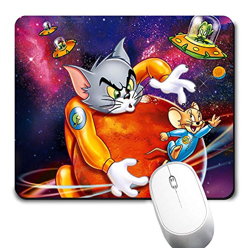 Alfombrilla de ratón antideslizante de goma para jugar y regalo, Tom y Jerry