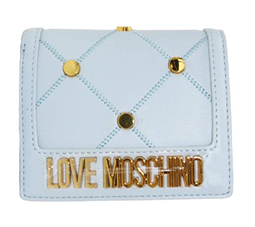 Amor Moschino Portafoglio Donna JC5616PP1ALP0012 oro Azzurro PE20