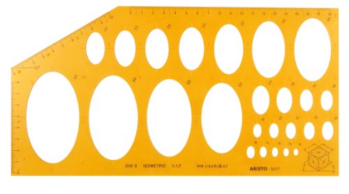 Aristo AR5017 - Plantilla de elipses