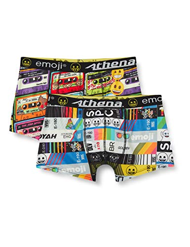 Athéna Emoji 8D09 Ropa Interior, Cassette/VHS/Disquette, Medium para Hombre