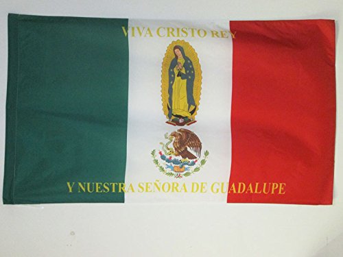 AZ FLAG Bandera de MÉXICO Cristo Rey 150x90cm para Palo - Bandera DE LOS CRISTEROS 90 x 150 cm