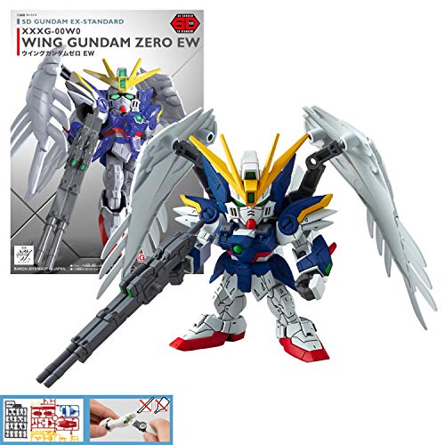 Bandai MK57600/5057600 Gunpla Gundam SD Gundam EX-Standard 004 Wing Gundam Zero (EW)