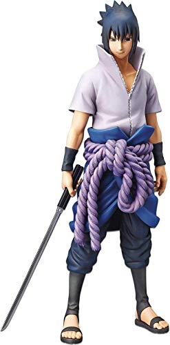 Banpresto Naruto Shippuden Grandista Nero PVC Estatua Uchiha Sasuke 27 cm, BP16113