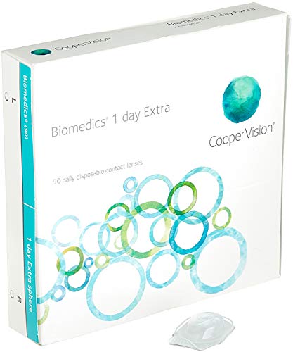 Biomedics 1 Day  - Lentes de contacto esféricas diarias (R 8.6 / D 14.2 / -2.25 Diop), Pack de 90 uds.